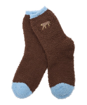 Wpc.ルームソックス(ブラウン-フリー)