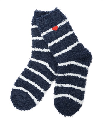 Wpc.ルームソックス(ネイビー-フリー)