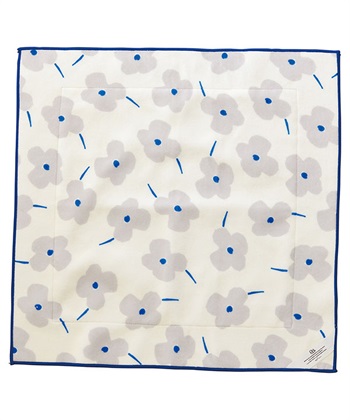 【Wpc.】保冷保温くっつくろす【ハンカチ 吸水 マイクロファイバー 折りたたみ傘カバー ペットボトルホルダー ランチ お弁当箱 持ち運び】(ブルー-フリー)