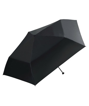 【Wpc.】go-koh ゴコウ 遮光超軽量 晴雨兼用傘 55cm【超軽量92g 完全遮光100% 最高撥水レベル 親骨55cm 大きい 手開き ユニセックス 通勤】(ブラック-フリー)
