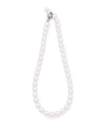 フェイクパールネックレス(オフホワイト-フリー)