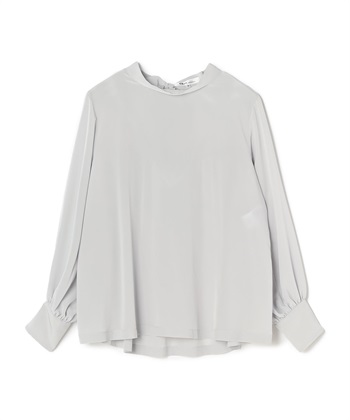 バックリボンブラウス(グレー-9号)