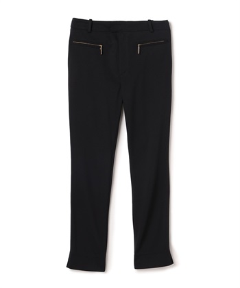 ツイルストレッチジップポケット付きパンツ(ブラック-9号)