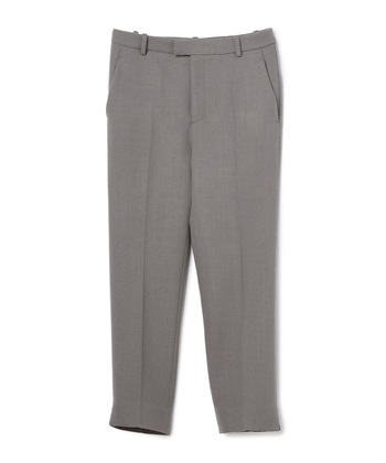 【CHRISTMAS SALE】ウール混テーパードパンツ(グレー-9号)