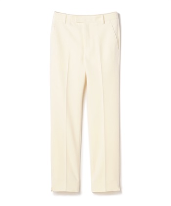 センタープレス入りクロップドパンツ(オフホワイト-7号)