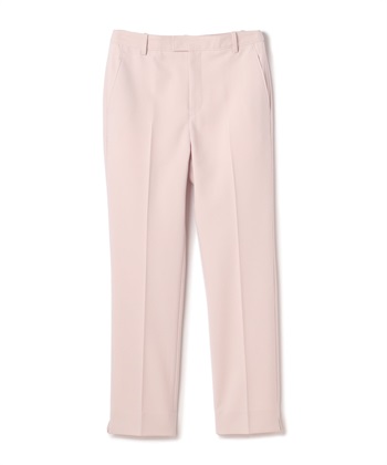 センタープレス入りクロップドパンツ(ピンク-7号)