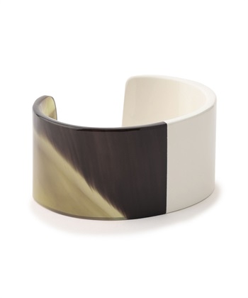 バイカラーバングル(オフホワイト-フリー)