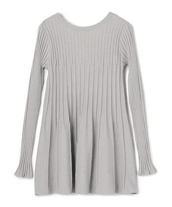 ニットチュニック(グレー-9号)