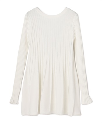 ニットチュニック(オフホワイト-9号)