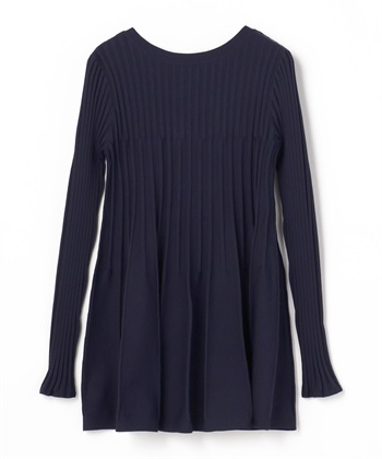 ニットチュニック(ネイビー-9号)