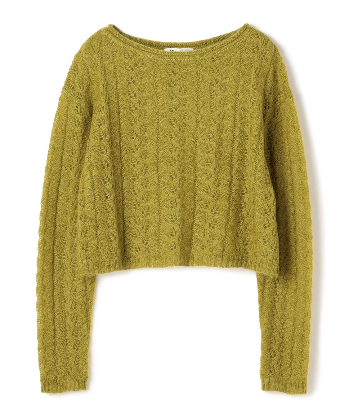 TIME SALE】モヘヤ混長袖ニットプルオーバー 49AV JUNKO SHIMADA