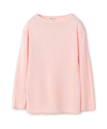 スリットニットプルオーバー(ピンク-9号)