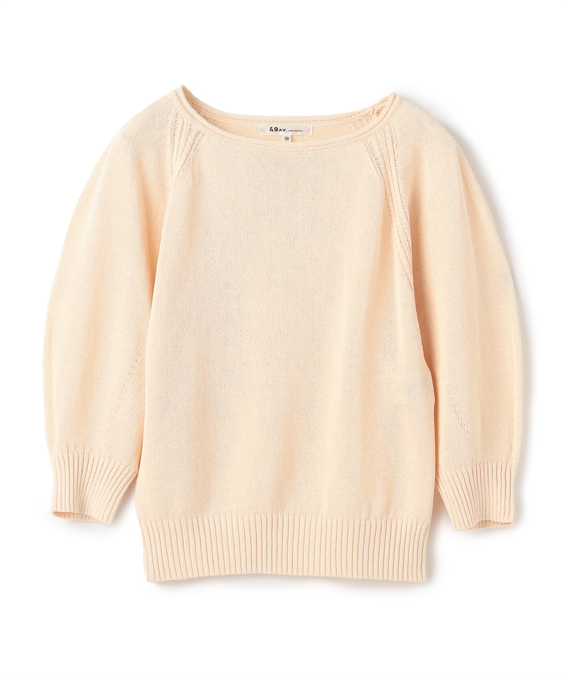 7分袖バルーンスリーブプルオーバー 49AV JUNKO SHIMADA｜クロス