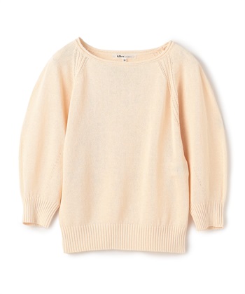 7分袖バルーンスリーブプルオーバー(ベージュ-9号)