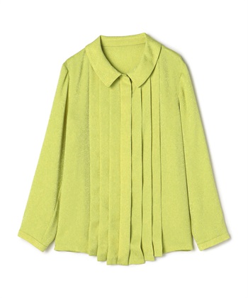 フロントタックブラウス(オリーブ-9号)