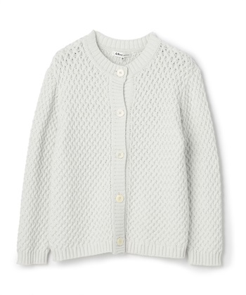 クルーネックカーディガン(ブルー-9号)