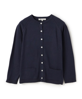 カラーニットカーディガン(ネイビー-9号)