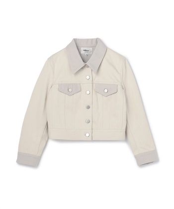 カラーデニムジャケット(ベージュ-9号)