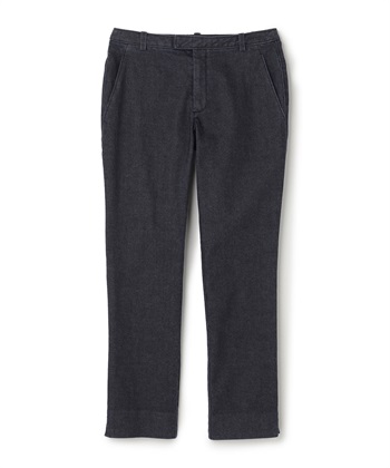 テパードデニムパンツ(ネイビー-7号)