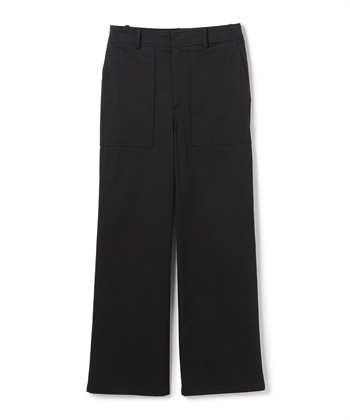 ボディシェルワイドカラーパンツ(ブラック-7号)