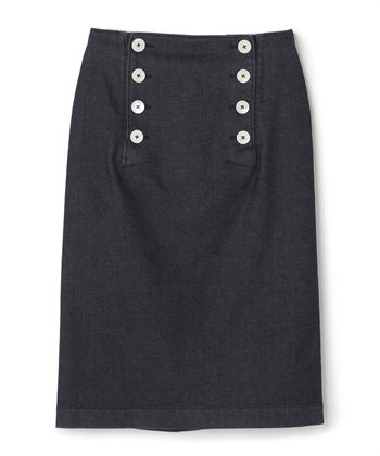 デニムタイトスカート(ネイビー-7号)
