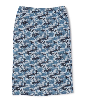 カモフラージュ柄スカート(ブルー-9号)