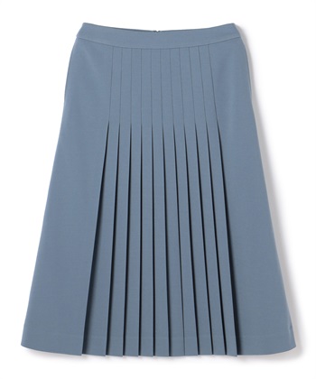 ジョーゼットプリーツスカート(ブルー-9号)