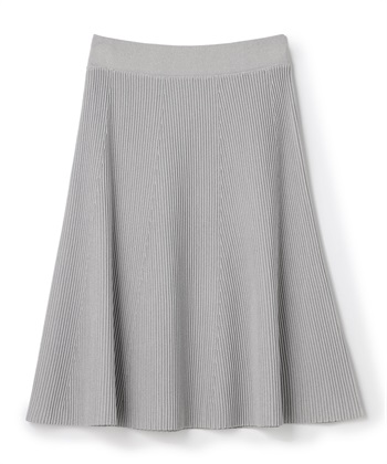 フレアニットスカート(グレー-9号)