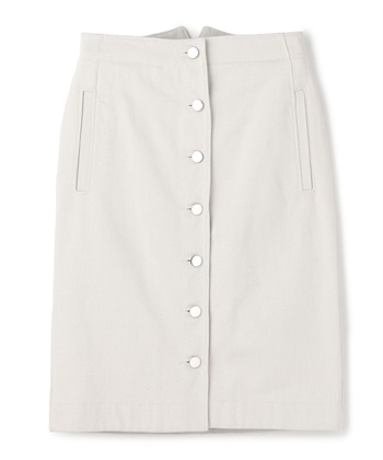 カラーデニムタイトスカート(ベージュ-9号)