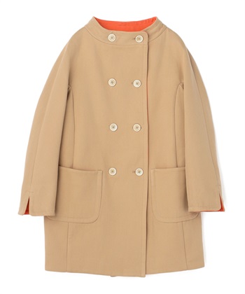ダブルフェイスコート(ベージュ-9号)