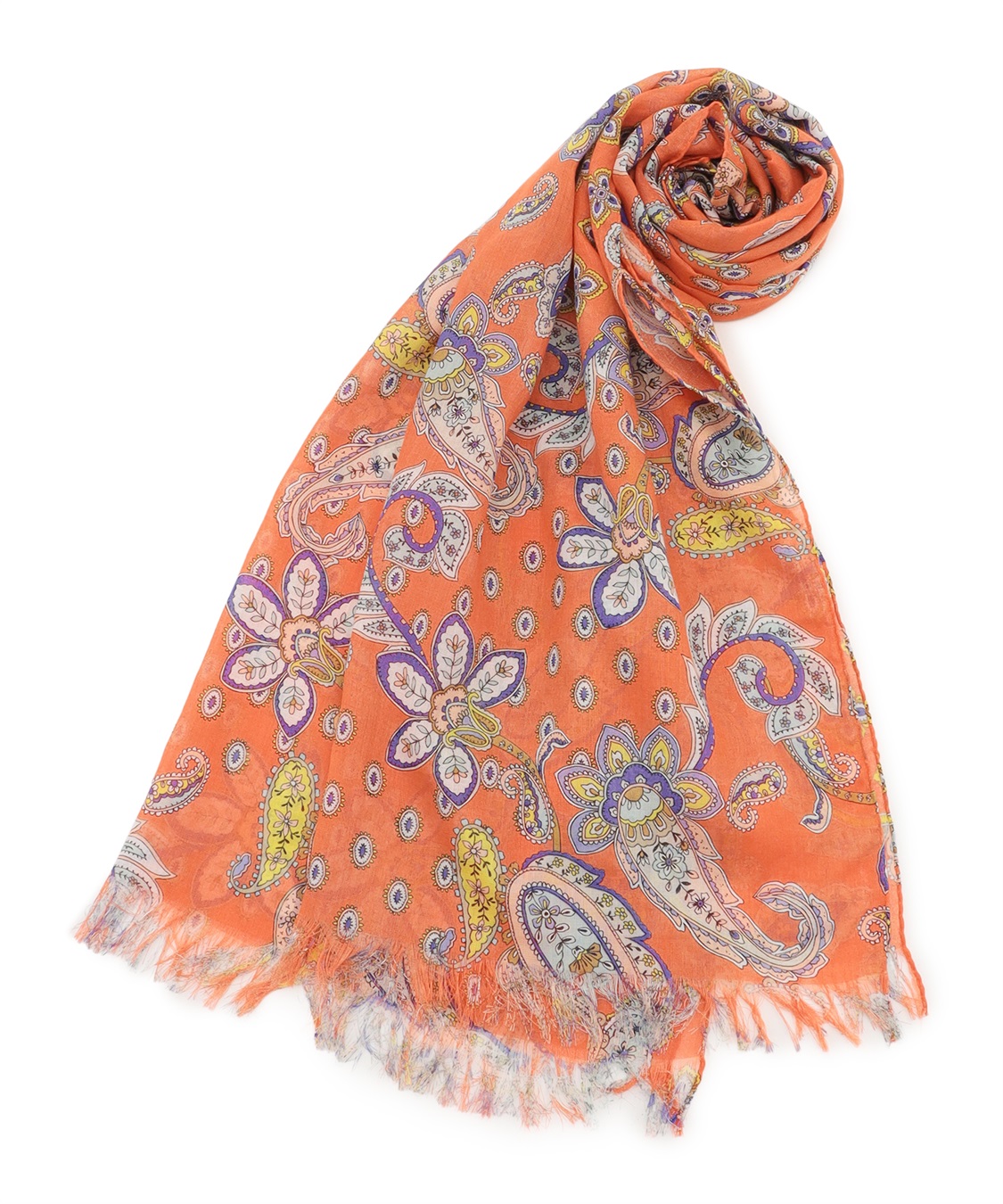 49AV JUNKO SHIMADA 【TIME SALE】ペーズリー柄プリントストール_variation_1