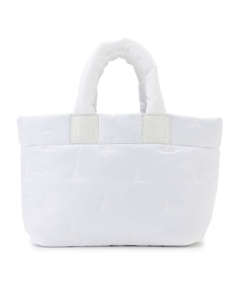 エッフェル刺しゅう入りトートバッグ(ホワイト-フリー)