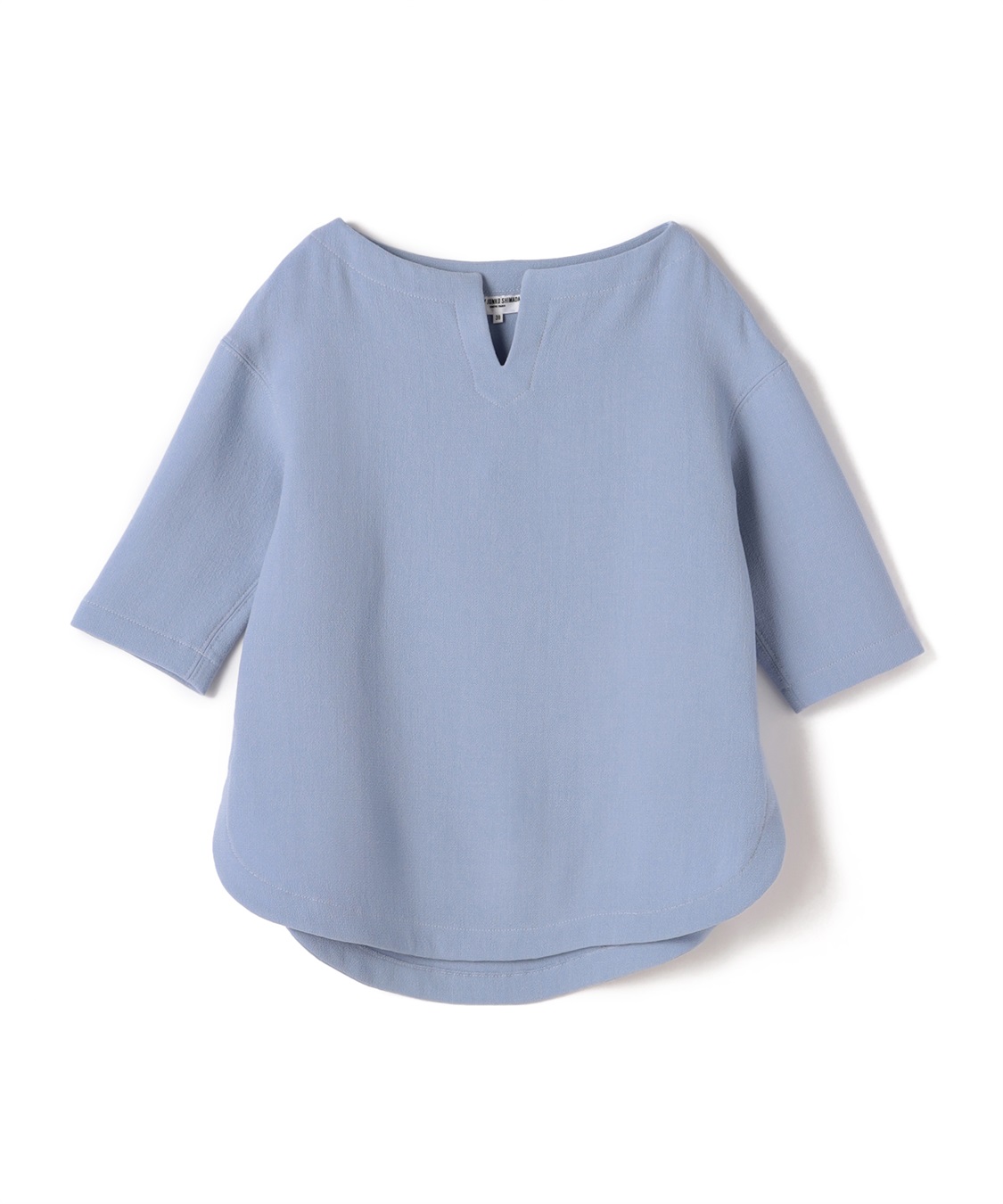 49AV JUNKO SHIMADA キーネック半袖プルオーバー_main