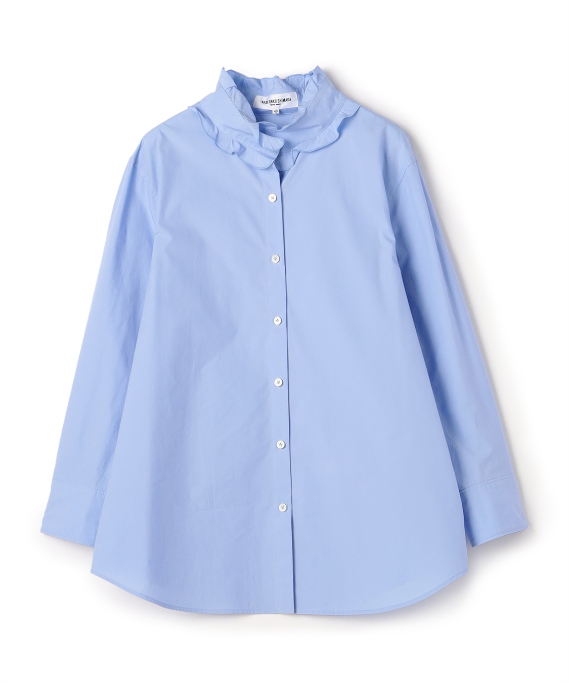 49AV JUNKO SHIMADA タイプライター衿フリルブラウス_variation_2