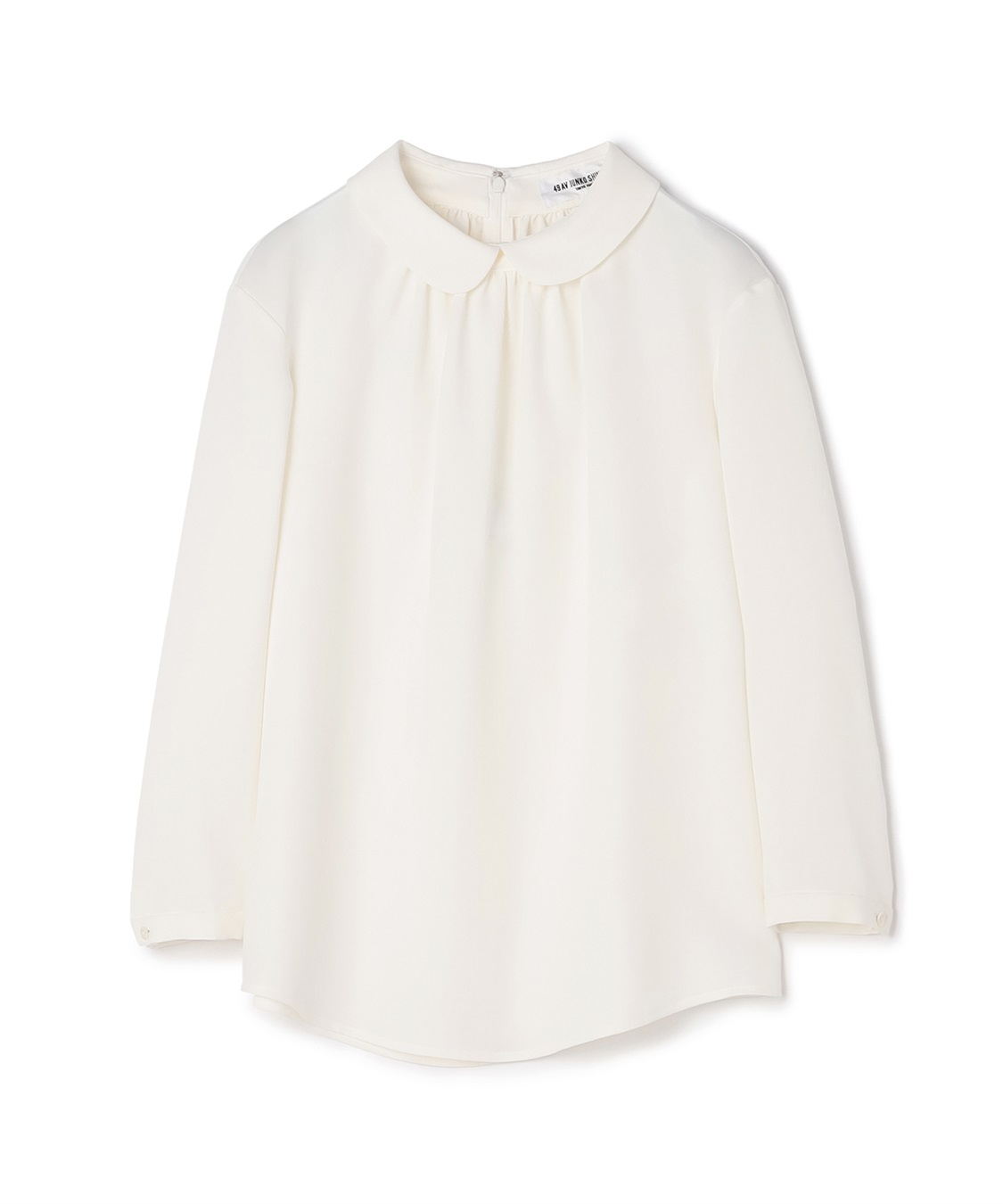 49AV JUNKO SHIMADA 衿つきサテンブラウス_variation_1