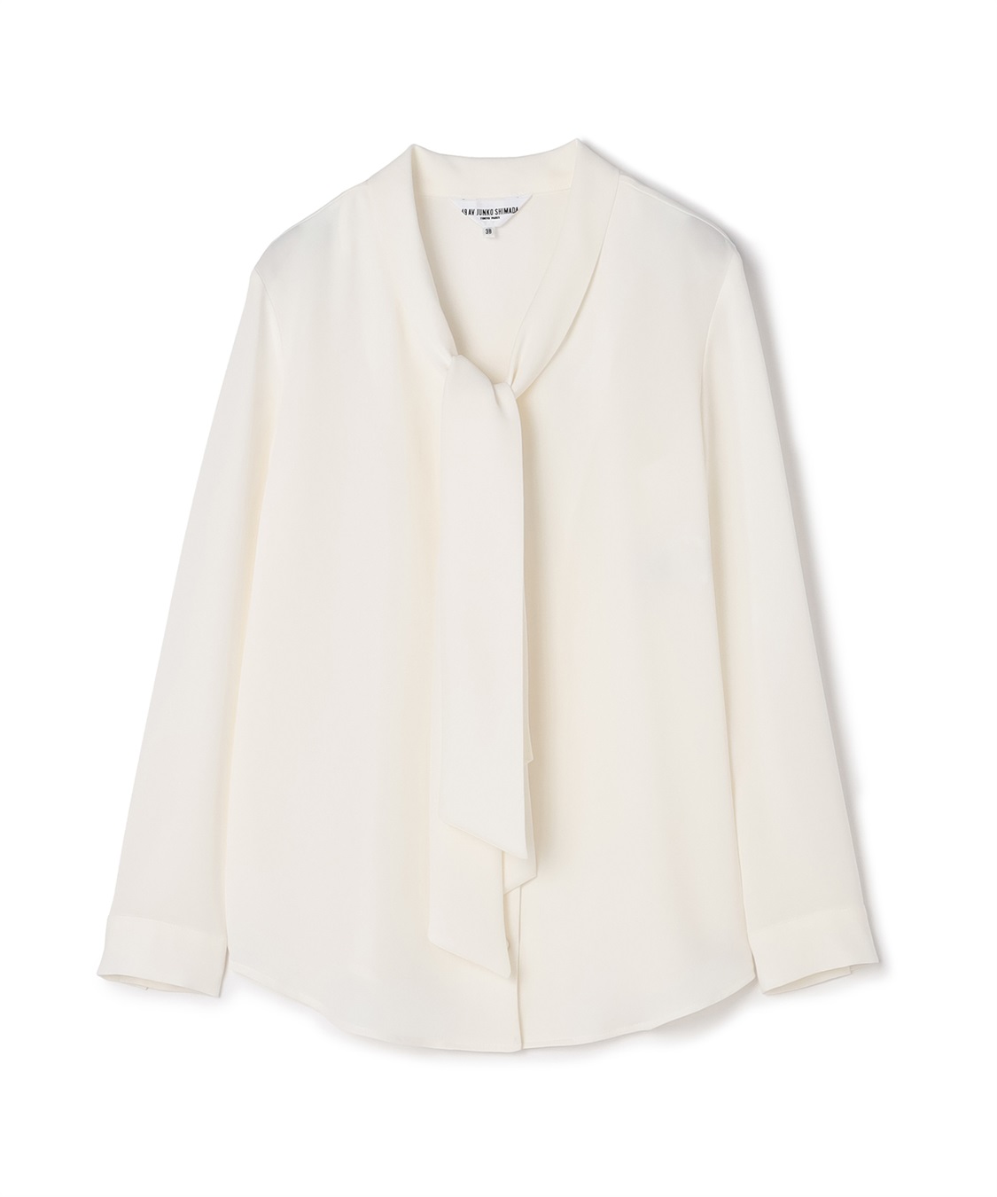 49AV JUNKO SHIMADA サテンボウタイブラウス_variation_1