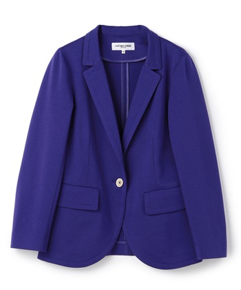 【TIME SALE】ワンボタンテーラードジャケット(ブルー-9号)