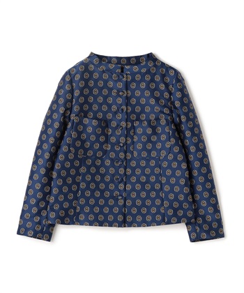 クラバット柄コンパクトジャケット(ネイビー-9号)