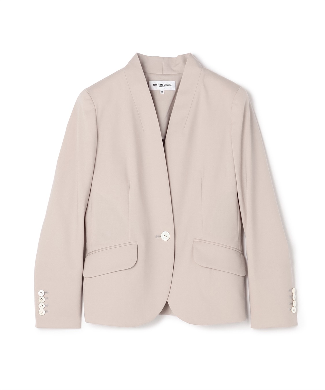 49AV JUNKO SHIMADA ノーカラーウールジャケット【展開店舗限定商品】_variation_1