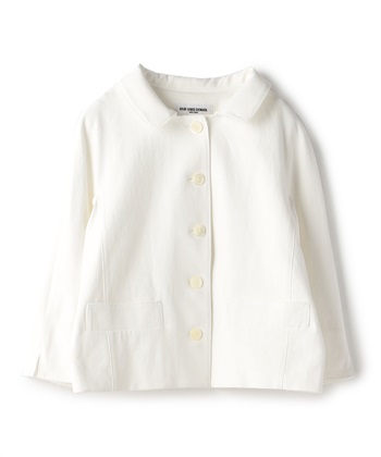 ドライオックスラウンドカラージャケット(ホワイト-9号)