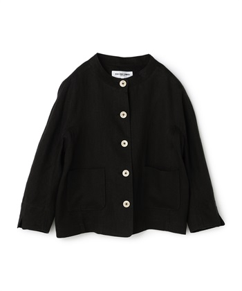 ナチュラルリネンジャケット(ブラック-9号)