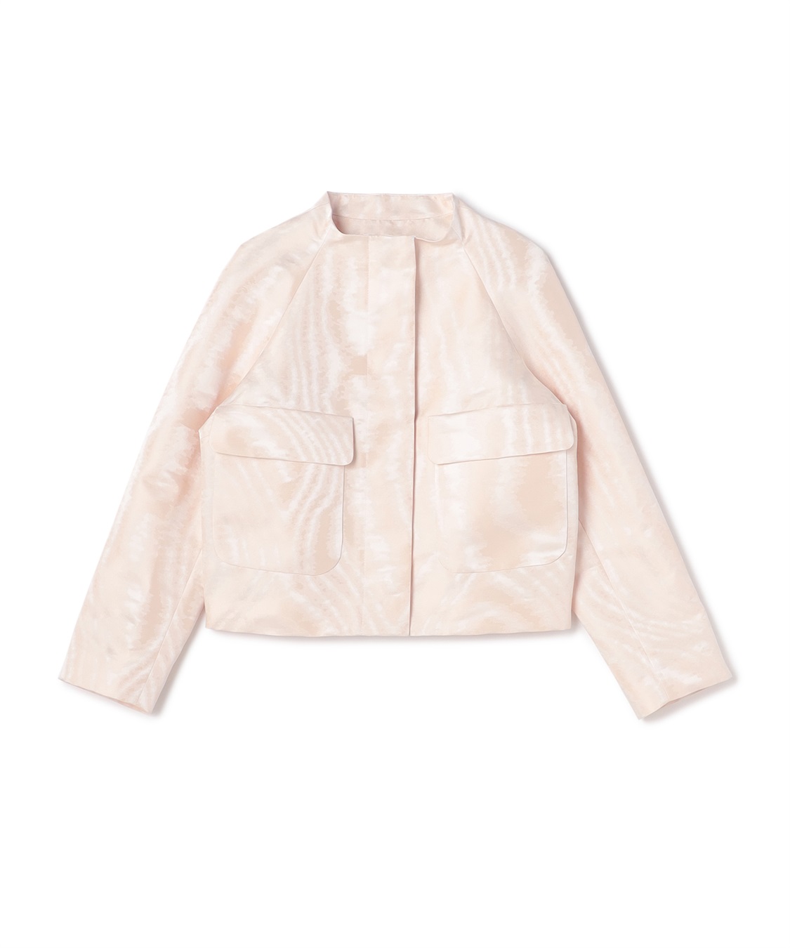 モアレ柄ショート丈ジャケット 49AV JUNKO SHIMADA｜クロス