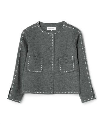 ステッチ使いジャケット(グレー-9号)