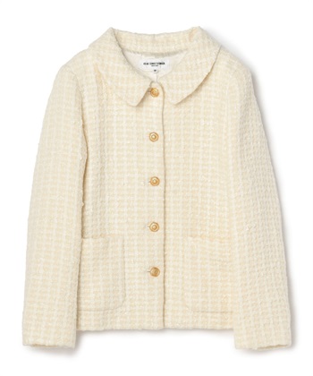 【TIME SALE】ツイードジャケット(オフホワイト-9号)