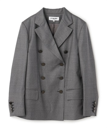 【TIME SALE】ダブルブレストジャケット(グレー-9号)