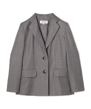 【TIME SALE】2つボタンテーラードジャケット(グレー-9号)
