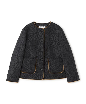 ジオメトリックキルトジャケット(ブラック-9号)