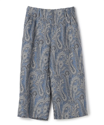 ペイズリー柄パンツ(ブルー-9号)