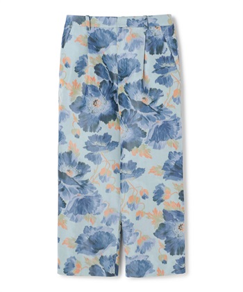 フラワー柄パンツ(ネイビー-9号)