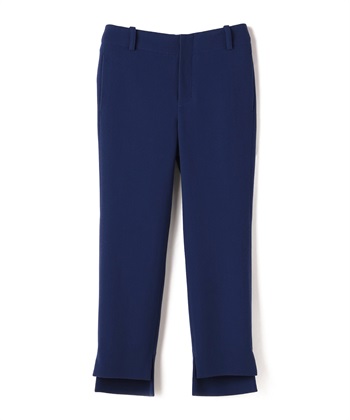 ダブルジョーゼットスリット入りパンツ(ネイビー-9号)